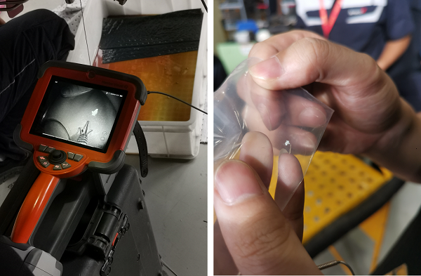 韋林工業內窺鏡孔探檢測抓取異物 韋林工業內窺鏡孔探檢測抓取異物