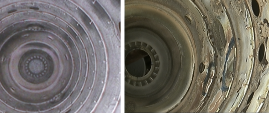 不同品牌進(jìn)口工業(yè)內(nèi)窺鏡的檢測圖像對比 不同品牌進(jìn)口工業(yè)內(nèi)窺鏡的檢測圖像對比